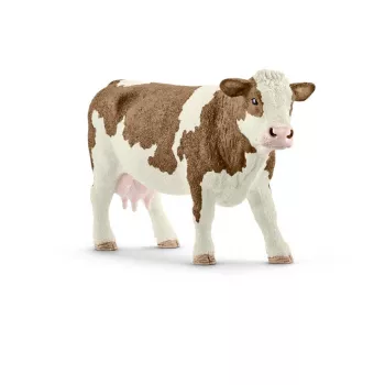 schleich FARM WORLD Simmental karvė, 3 metai, Ūkis, ūkio gyvūnai / žaislai, Įvairiaspalvė, Plastikas, 1 vnt.