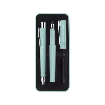 Rašiklių rinkinys Faber-Castell Poly Ball Set Juoda Šviesiai Mėlyna 3 vnt