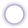 Vaikiškas spirografas Ravensburger 297740 su trafaretu ir 2 flomasteriais, įvairiaspalvis, nuo 6 metų