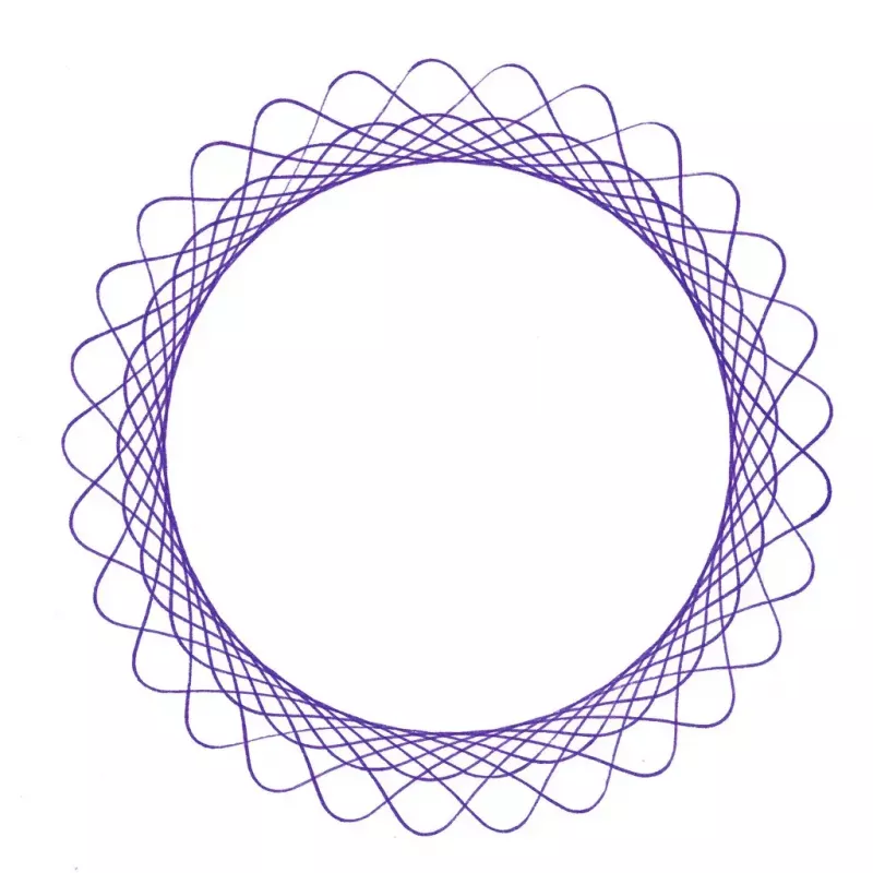 Vaikiškas spirografas Ravensburger 297740 su trafaretu ir 2 flomasteriais, įvairiaspalvis, nuo 6 metų