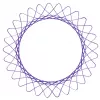 Vaikiškas spirografas Ravensburger 297740 su trafaretu ir 2 flomasteriais, įvairiaspalvis, nuo 6 metų