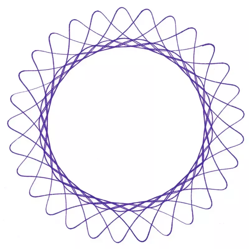 Vaikiškas spirografas Ravensburger 297740 su trafaretu ir 2 flomasteriais, įvairiaspalvis, nuo 6 metų