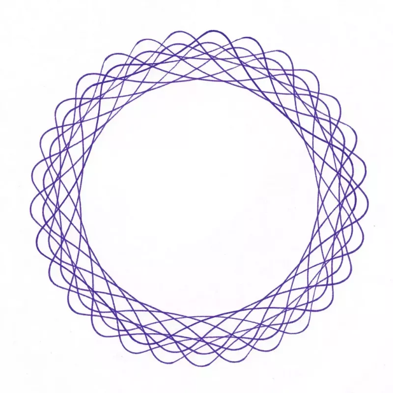 Vaikiškas spirografas Ravensburger 297740 su trafaretu ir 2 flomasteriais, įvairiaspalvis, nuo 6 metų