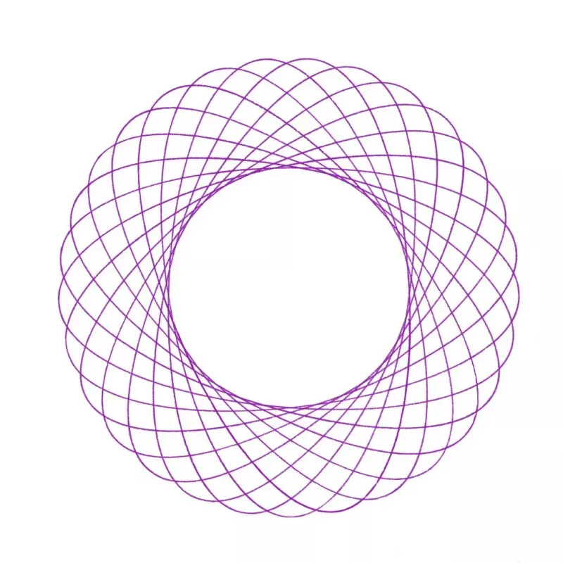 Vaikiškas spirografas Ravensburger 297740 su trafaretu ir 2 flomasteriais, įvairiaspalvis, nuo 6 metų