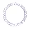Vaikiškas spirografas Ravensburger 297740 su trafaretu ir 2 flomasteriais, įvairiaspalvis, nuo 6 metų