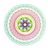 Vaikiškas spirografas Ravensburger 297740 su trafaretu ir 2 flomasteriais, įvairiaspalvis, nuo 6 metų