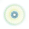 Vaikiškas spirografas Ravensburger 297740 su trafaretu ir 2 flomasteriais, įvairiaspalvis, nuo 6 metų