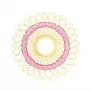 Vaikiškas spirografas Ravensburger 297740 su trafaretu ir 2 flomasteriais, įvairiaspalvis, nuo 6 metų