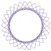 Vaikiškas spirografas Ravensburger 297740 su trafaretu ir 2 flomasteriais, įvairiaspalvis, nuo 6 metų