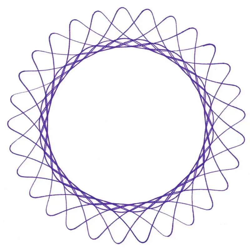 Vaikiškas spirografas Ravensburger 297740 su trafaretu ir 2 flomasteriais, įvairiaspalvis, nuo 6 metų