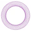 Vaikiškas spirografas Ravensburger 297740 su trafaretu ir 2 flomasteriais, įvairiaspalvis, nuo 6 metų