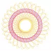 Vaikiškas spirografas Ravensburger 297740 su trafaretu ir 2 flomasteriais, įvairiaspalvis, nuo 6 metų