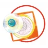 Vaikiškas spirografas Ravensburger 297740 su trafaretu ir 2 flomasteriais, įvairiaspalvis, nuo 6 metų