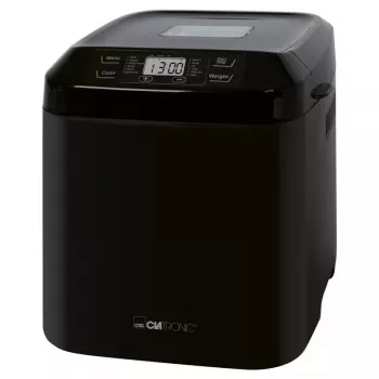 Duonos kepimo aparatas CLATRONIC BBA 3774 550 W – 3 L keptuvė, iki 1,5 kg kepalas, 12 programų, LCD laikmatis