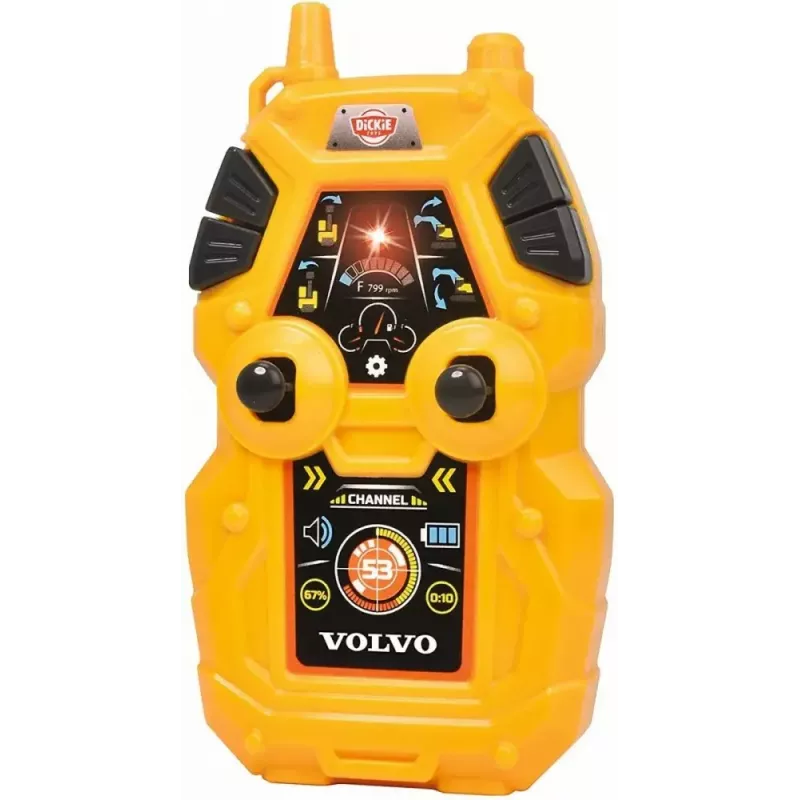 RC Ekskavatorius Dickie Volvo Mining 2.4 GHz nuotoliniu valdymu statybinis modelis
