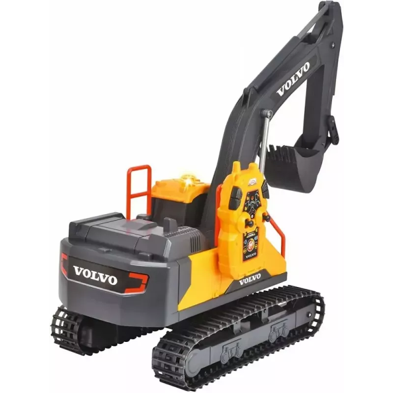 RC Ekskavatorius Dickie Volvo Mining 2.4 GHz nuotoliniu valdymu statybinis modelis