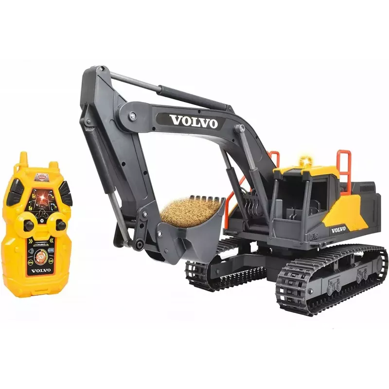 RC Ekskavatorius Dickie Volvo Mining 2.4 GHz nuotoliniu valdymu statybinis modelis