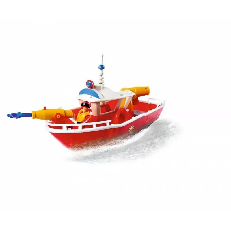 Žaislinis gaisrinis kateris Simba-Dickie Fireman Sam Titan Fireboat, transporto priemonės žaidimų rinkinys