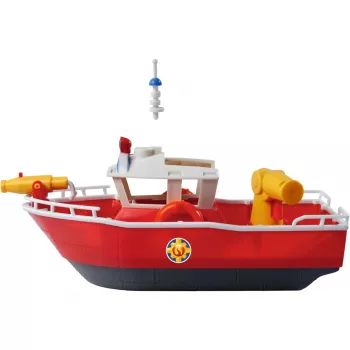 Žaislinis gaisrinis kateris Simba-Dickie Fireman Sam Titan Fireboat, transporto priemonės žaidimų rinkinys