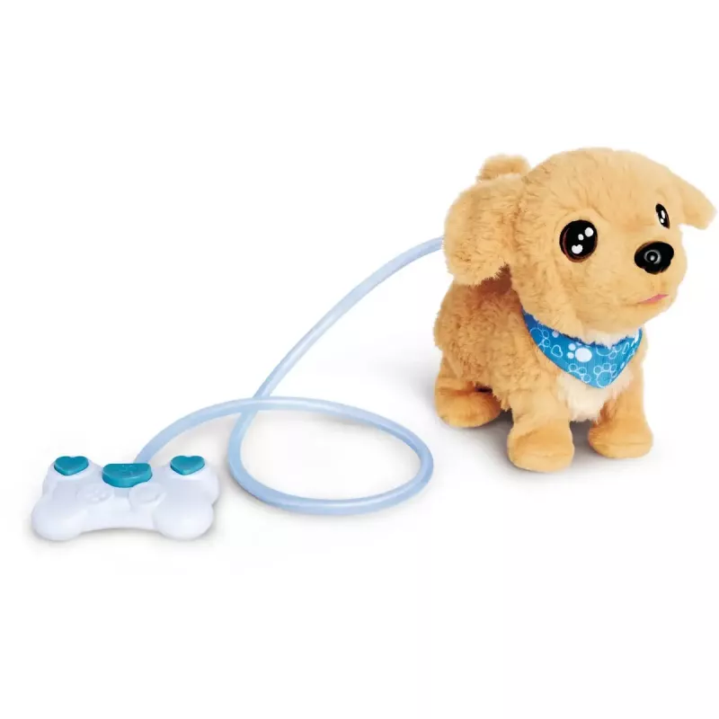 Simba ChiChi LOVE Loomy minkštas žaislas auksaspalvis retriveris, 20 cm, smėlio ir rožinės spalvos