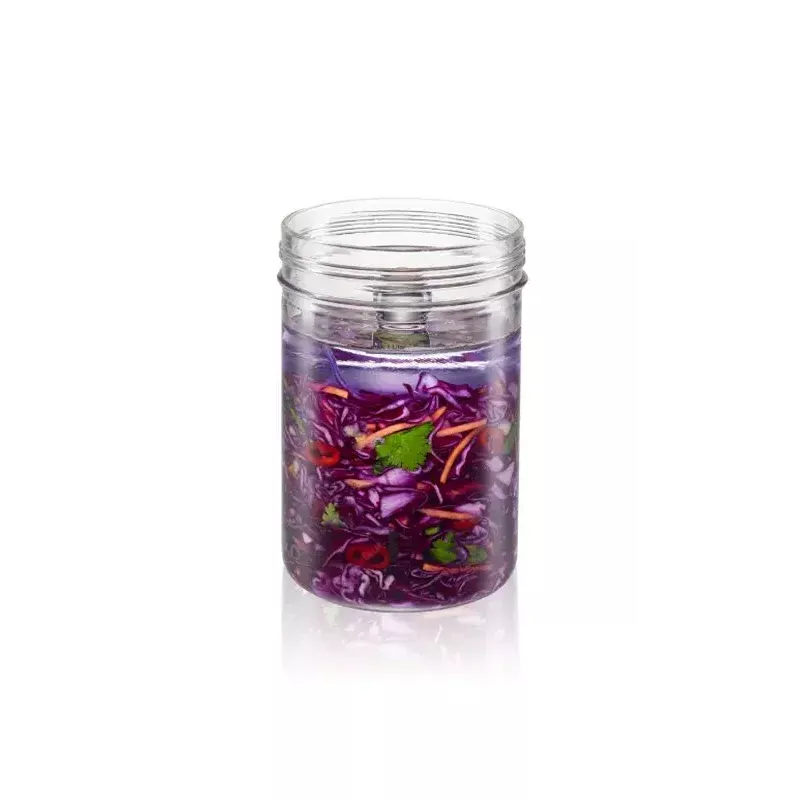 GEFU NATIVO G-15810 fermentavimo stiklainis 1 L, stiklinis su oro užraktu rauginimui ir laktobacilų fermentacijai