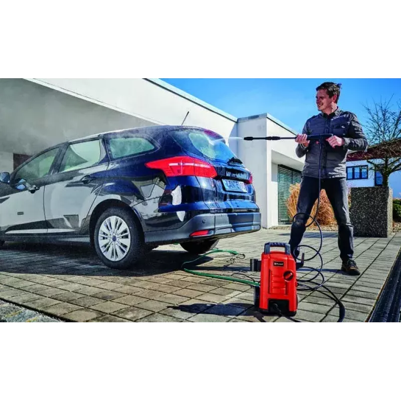Elektrinis aukšto slėgio plovimo aparatas EINHELL TC-HP 130, vertikalus, 130 bar, 390 l/h, 5 m žarna