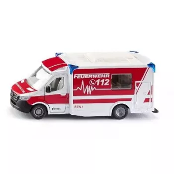Siku Mercedes-Benz Sprinter Miesen Type C greitosios pagalbos automobilio modelis 1:50, surinktas