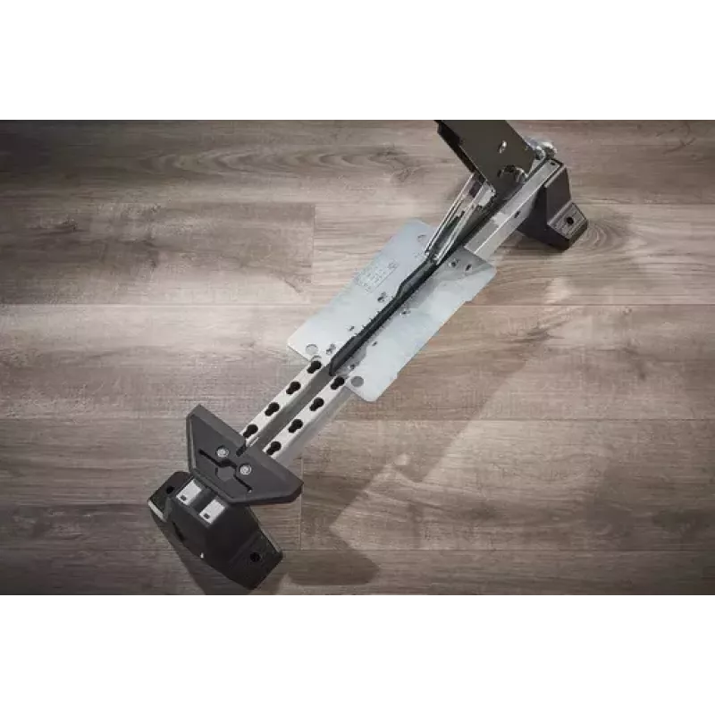 Wolfcraft VLC 1000 aliumininis juodas pjaustytuvas, pjovimo plotis 37 cm