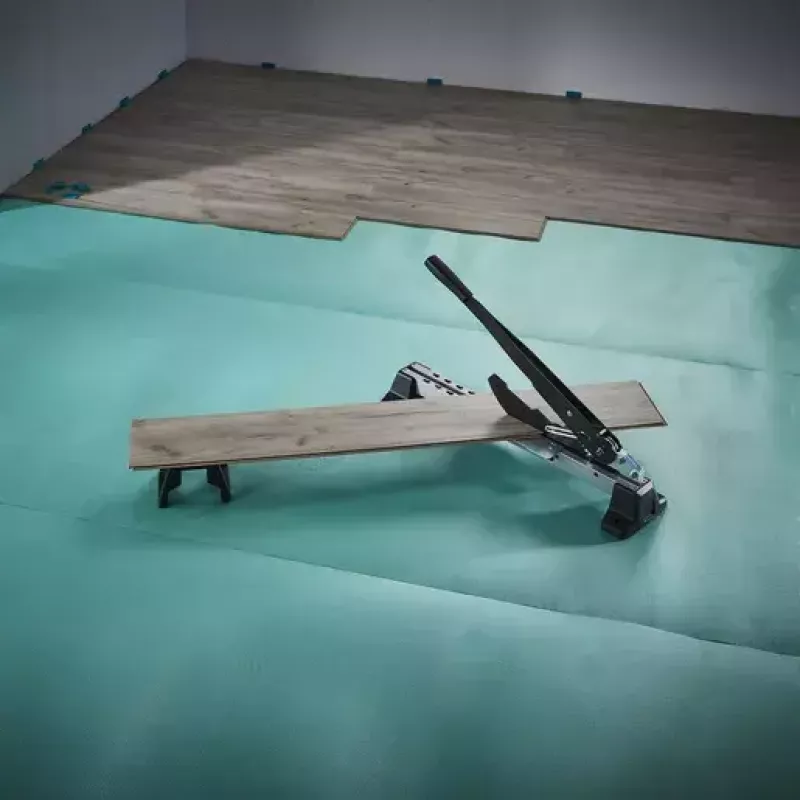 Wolfcraft VLC 1000 aliumininis juodas pjaustytuvas, pjovimo plotis 37 cm