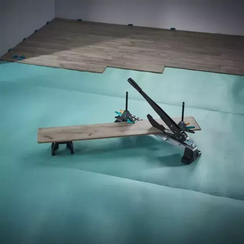 Wolfcraft VLC 1000 aliumininis juodas pjaustytuvas, pjovimo plotis 37 cm