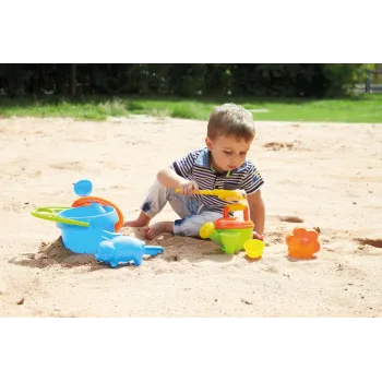 Smėlio žaislų rinkinys Lena Happy Sand Boys I 10 vnt