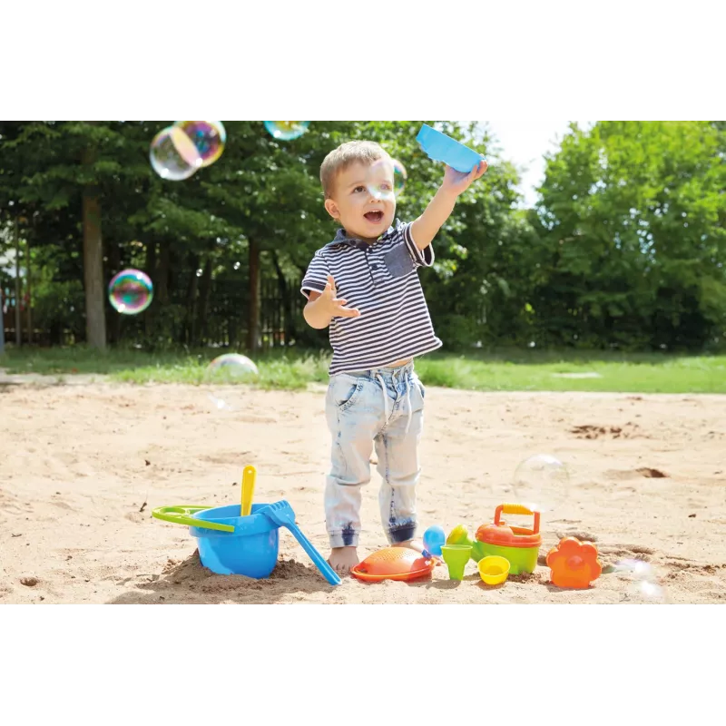 Smėlio žaislų rinkinys Lena Happy Sand Boys I 10 vnt