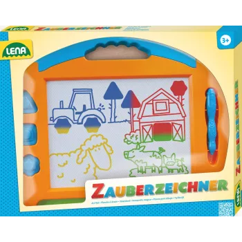 Vaikų magnetinė piešimo lenta Simm Spielwaren Colour magic drawing board didelė