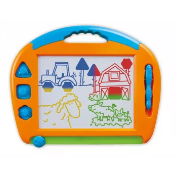 Vaikų magnetinė piešimo lenta Simm Spielwaren Colour magic drawing board didelė
