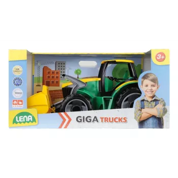 Traktorius Lena GIGA TRUCKS ZL-02057 su priekiniu kastuvu
