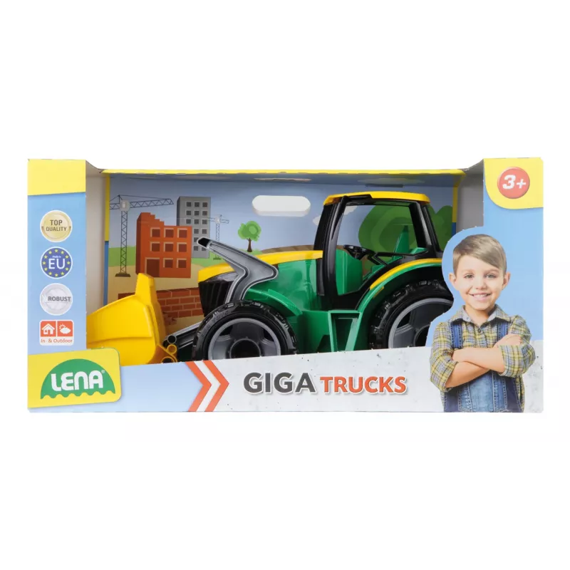 Traktorius Lena GIGA TRUCKS ZL-02057 su priekiniu kastuvu