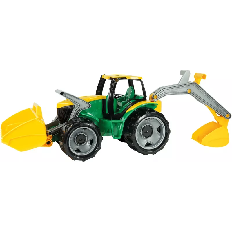 Traktorius Lena GIGA TRUCKS ZL-02080 su priekiniu krautuvu ir ekskavatoriumi