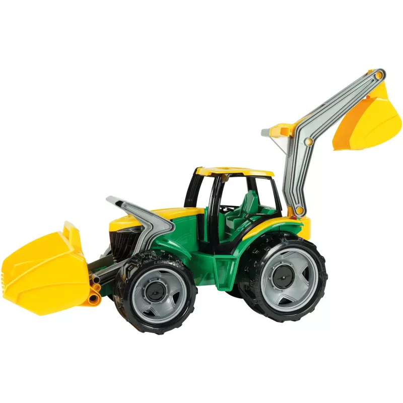 Traktorius Lena GIGA TRUCKS ZL-02080 su priekiniu krautuvu ir ekskavatoriumi