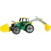 Traktorius Lena GIGA TRUCKS ZL-02080 su priekiniu krautuvu ir ekskavatoriumi