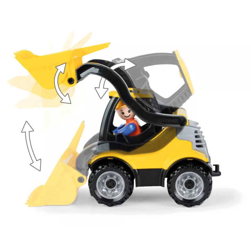 Lena Truckies Earth Mover – vaikiškas vilkikas su pakeliama kabina