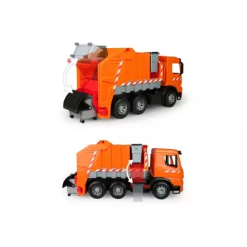 Didelis oranžinis sunkvežimis Lena GIGA TRUCKS