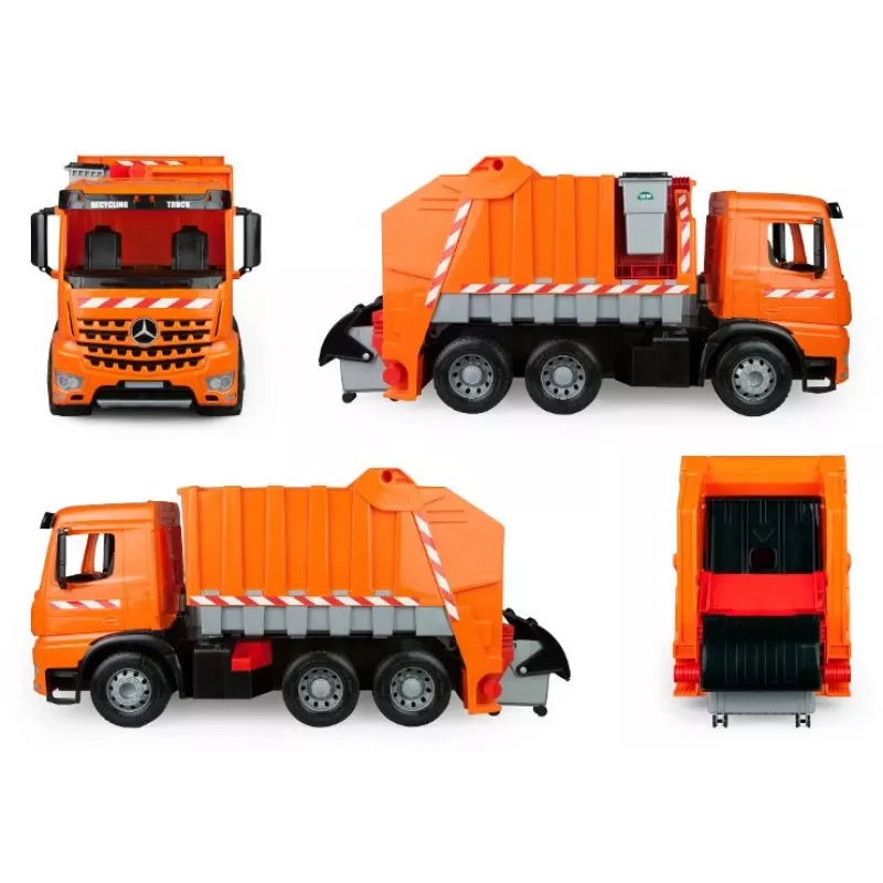 Didelis oranžinis sunkvežimis Lena GIGA TRUCKS