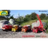 Didelis oranžinis sunkvežimis Lena GIGA TRUCKS