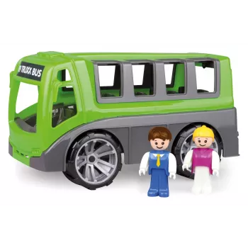 Lena TRUXX 04454 autobusas – stumdomas mechaninis žaislas vaikams nuo 2 metų