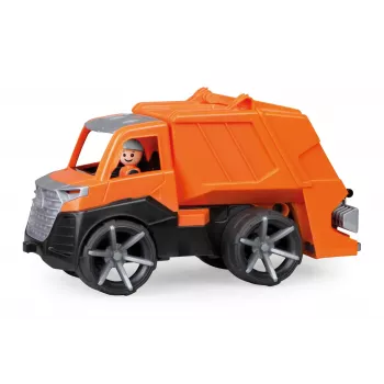 Šiukšliavežis Lena TRUXX SM04534 Guma Plienas Oranžinis 2+ metai