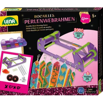 Audimo rėmelis karoliukams Lena 42722 Rocailles – reguliuojamo aukščio, lengvas pynimo staklės