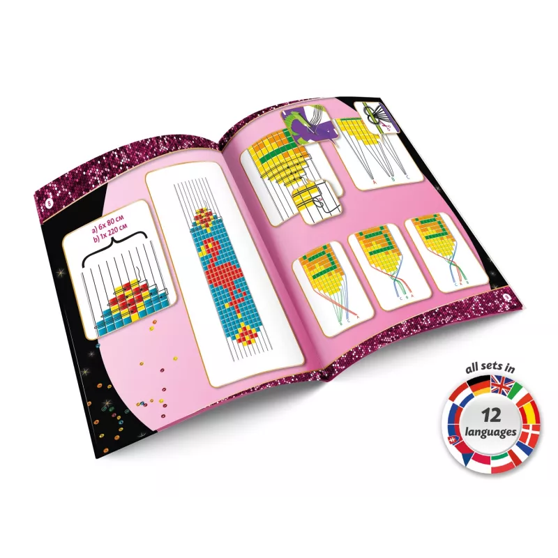 Audimo rėmelis karoliukams Lena 42722 Rocailles – reguliuojamo aukščio, lengvas pynimo staklės