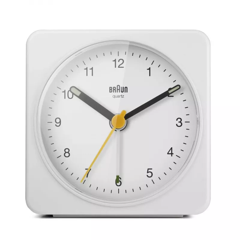 Braun BC03W kvarcinis žadintuvas baltas