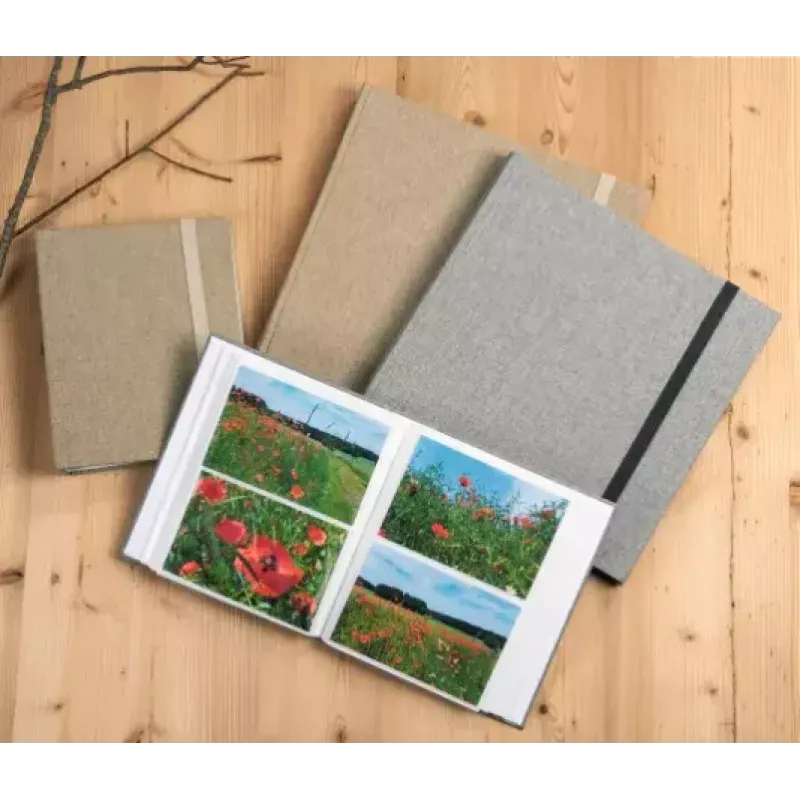 Hama Tessuto nuotraukų albumas smėlio spalvos 240 lapų 10 x 15