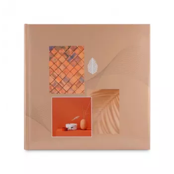 Fotoalbumas Hama Singo II Terracotta 100 lapų knyginis įrišimas